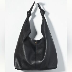 Anthropologie Love Knot Slouchy Bag in Black